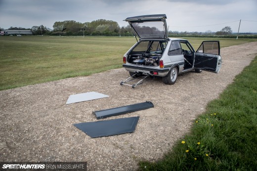 Old Skool Ford Fiesta 100E Cosworth Subaru Santa Pod (44 of&nbsp;84)