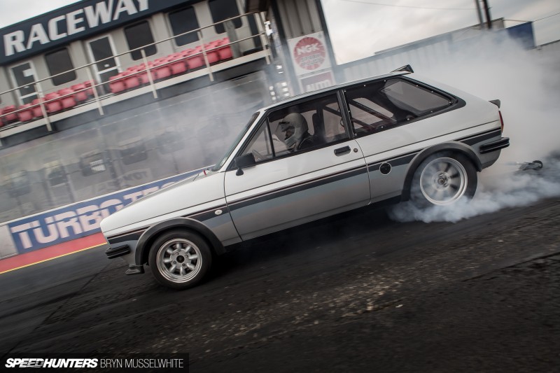 Old Skool Ford Fiesta 100E Cosworth Subaru Santa Pod (5 of&nbsp;84)