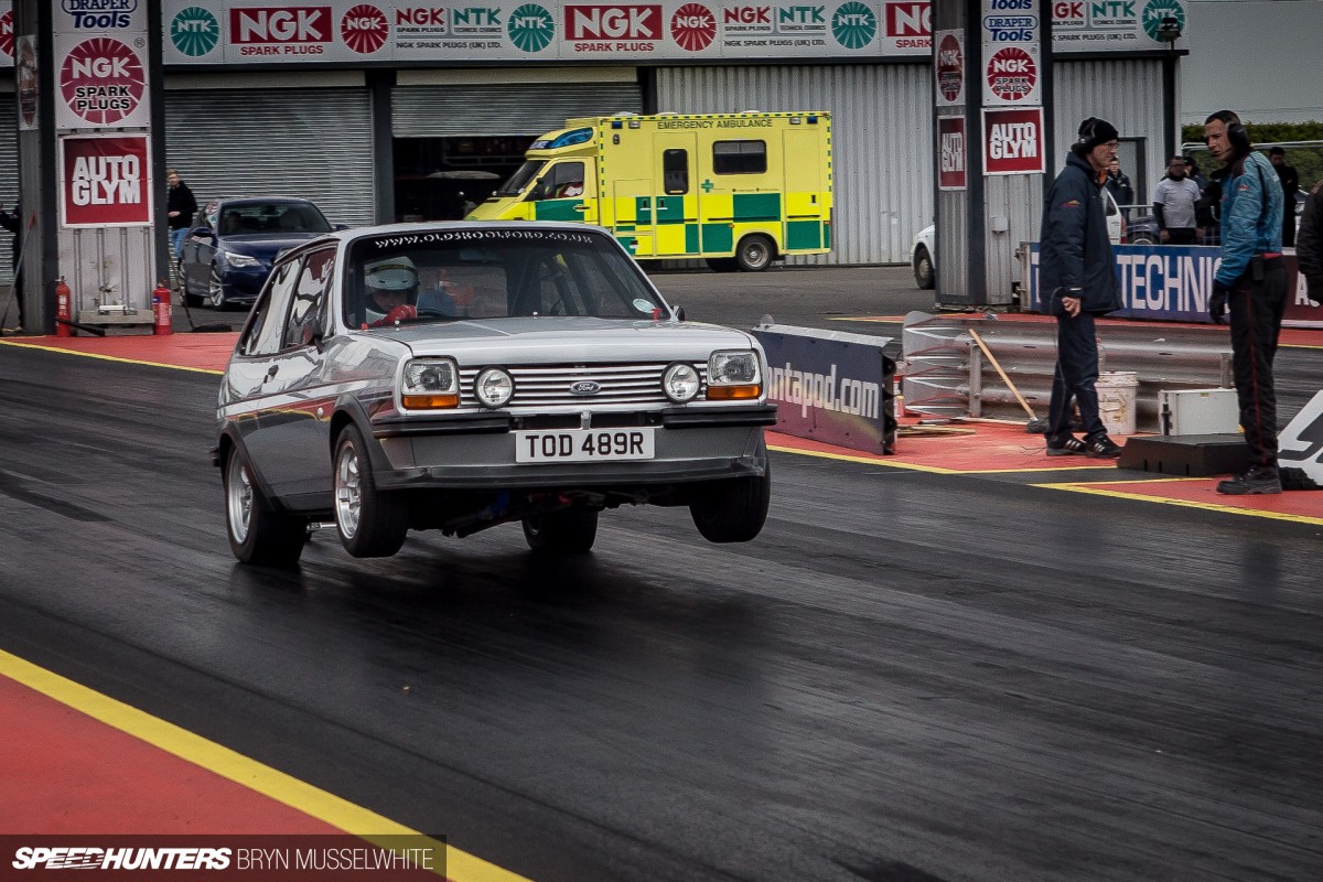 Old Skool Ford Fiesta 100E Cosworth Subaru Santa Pod (8 of 84)