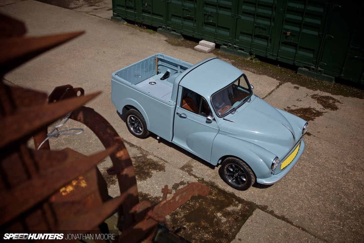 Adam Kent-Smith's Lotus Twin Cam-powered Austin Minor Pickup, built by JLH Motorsport
