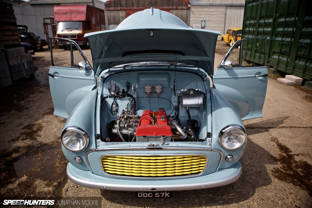 Adam Kent-Smith's Lotus Twin Cam-powered Austin Minor Pickup, built by JLH Motorsport