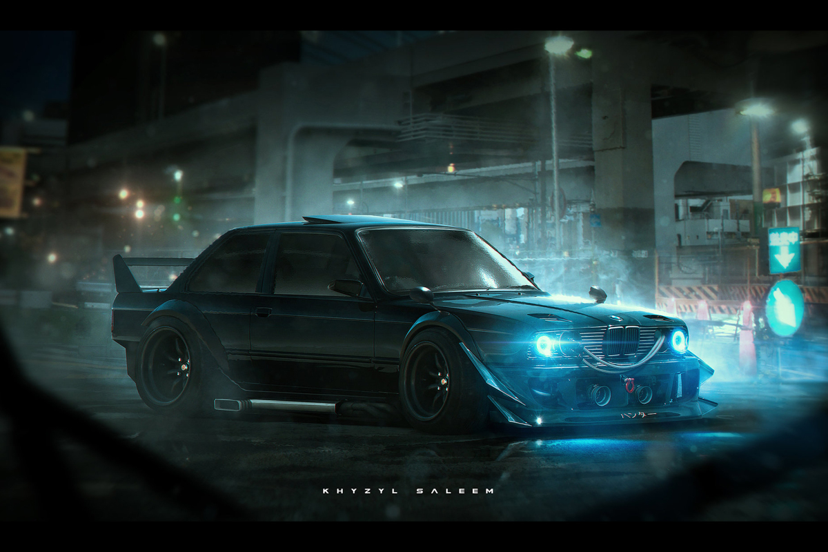 In Your Face Sci-Fi Punk Works Style