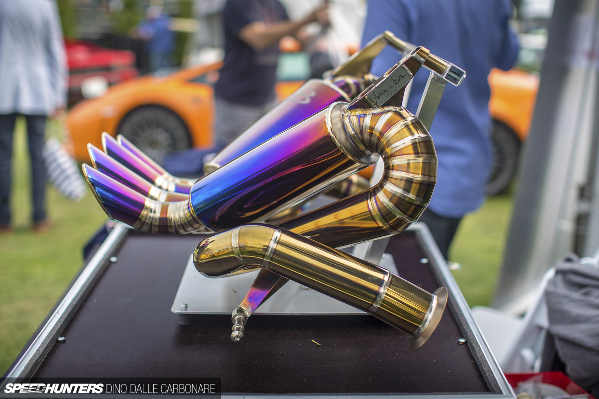 Valentino Balboni’s Titanium Exhaust Art