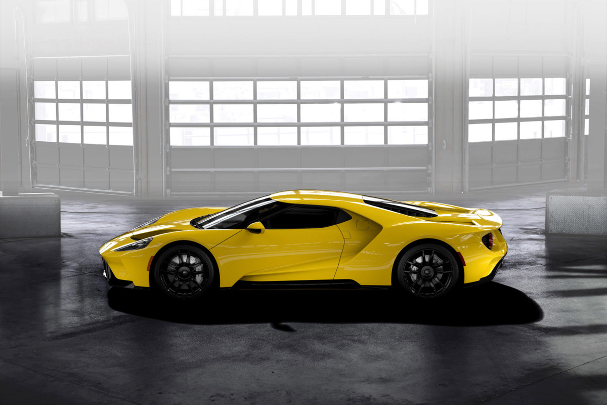 GT Configurator: Triple yellow Ford GT profile