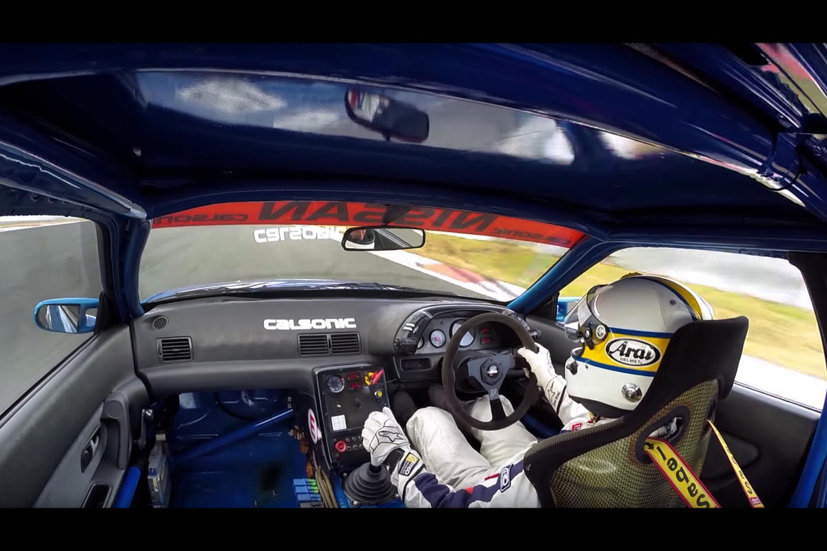 Onboard The Calsonic R32 Skyline GT-R