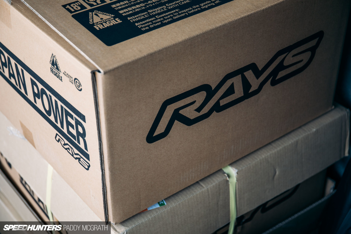 2018 Project GTI Volk Racing TE37 Saga Unboxing Speedhunters by Paddy McGrath-11