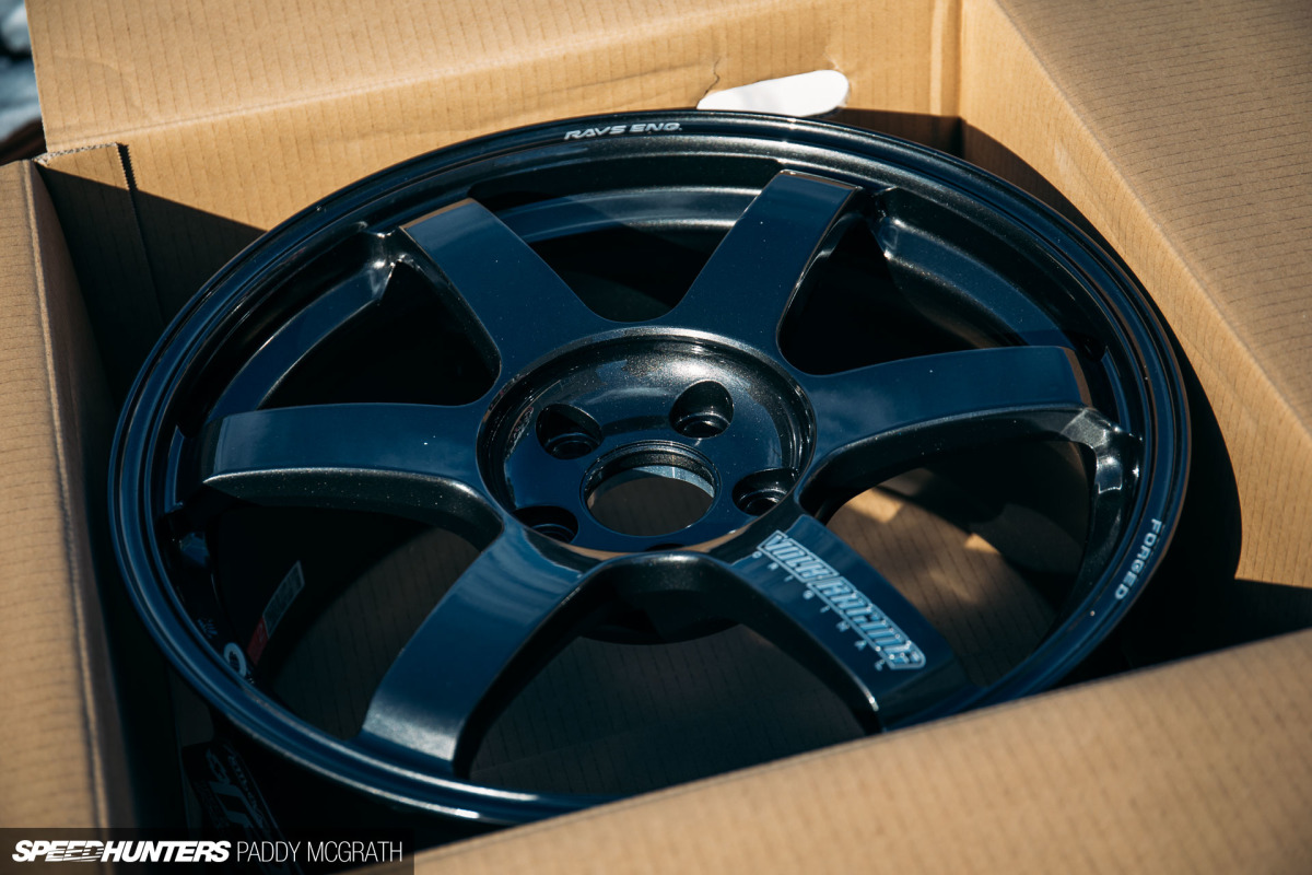 2018 Project GTI Volk Racing TE37 Saga Unboxing Speedhunters by Paddy McGrath-21