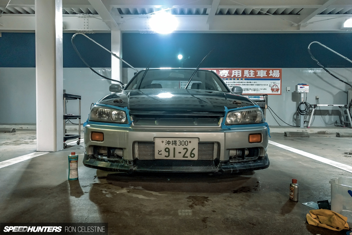 Speedhunters_Ron_Celestine_Nissan_Skyline_ER34_ProjectRough_Headlamp