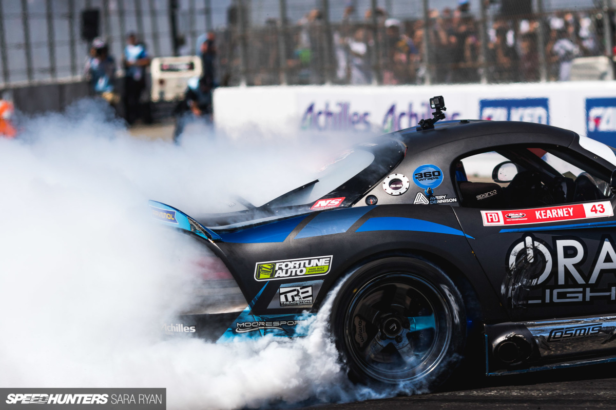 Sunburn, Smoky Eyes & My First Formula Drift Media Vest