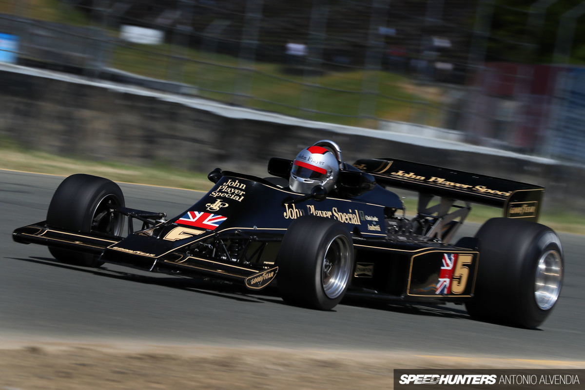 Sonoma Speed Festival F1 Masters John Player Special Formula One