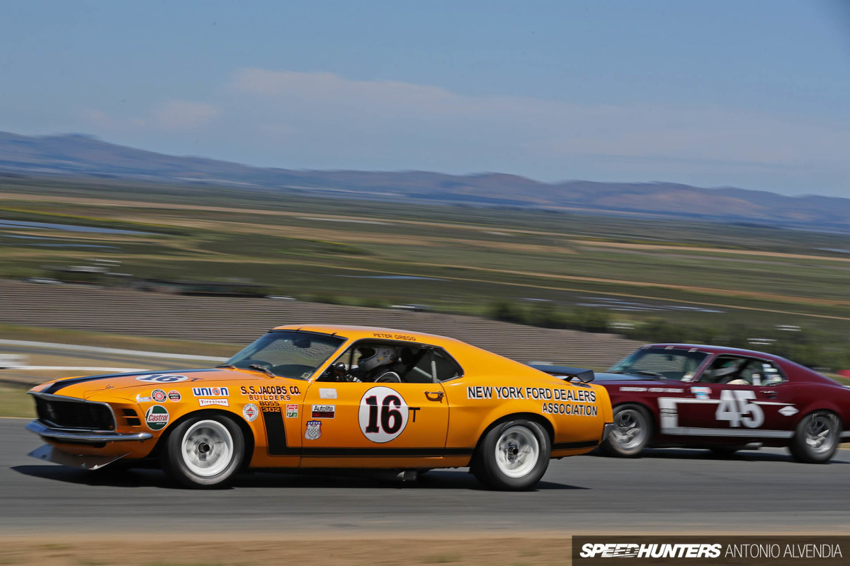 Sonoma Speed Festival SCCA Trans Am Mustang Boss 302