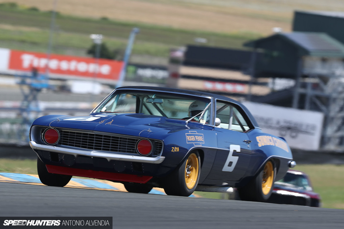 Sonoma Speed Festival SCCA Trans Am Sunoco Camaro