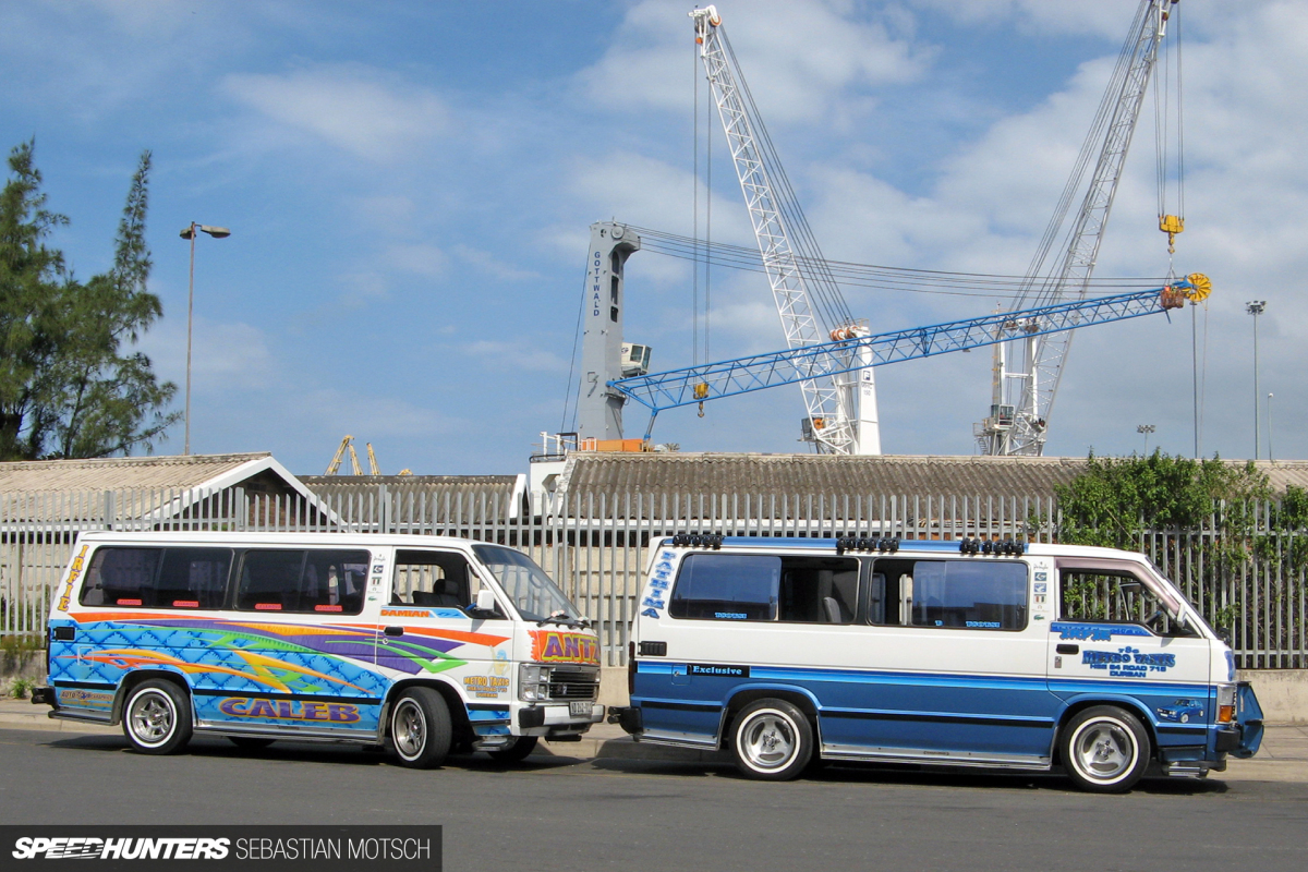 Toyota Hiace Siyaya Taxis in Durban South Africa by Sebastian Motsch
