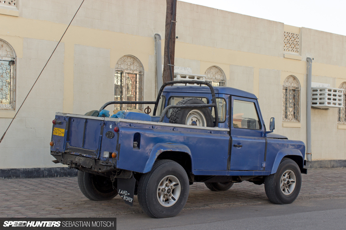 Speedhunters Land Rover Defender 130 Pickup in Oman by Sebastian Motsch