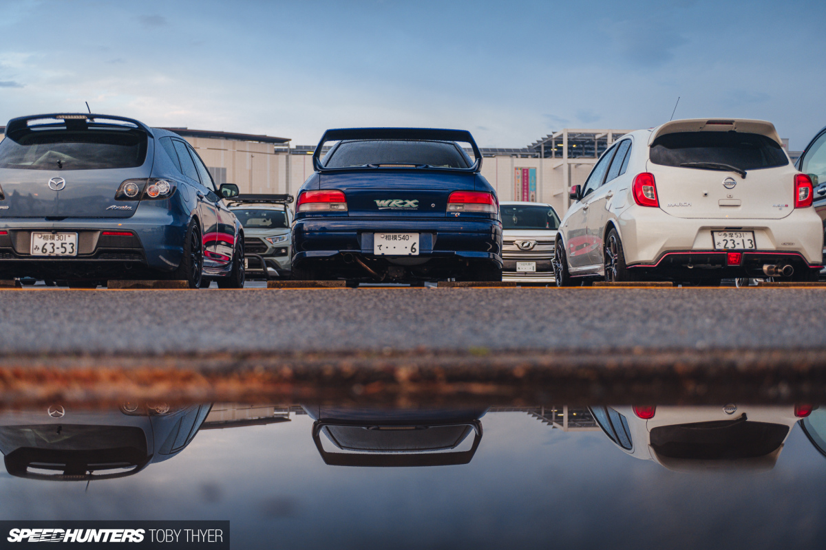 Cold, Wet Heaven: The Tokyo Auto Salon Car Park