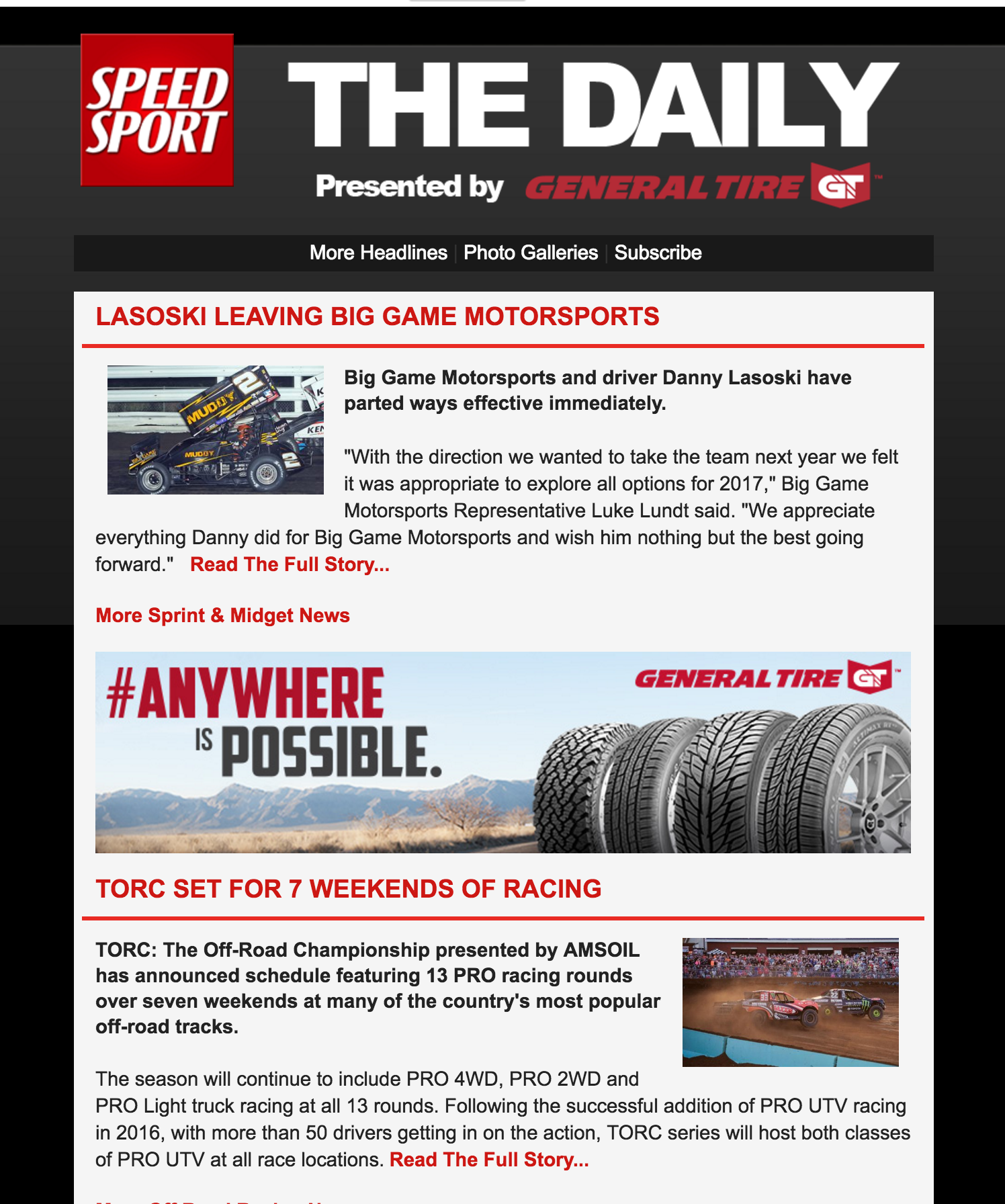 SPEED SPORT America's Motorsports Authority Since 1934 NASCAR