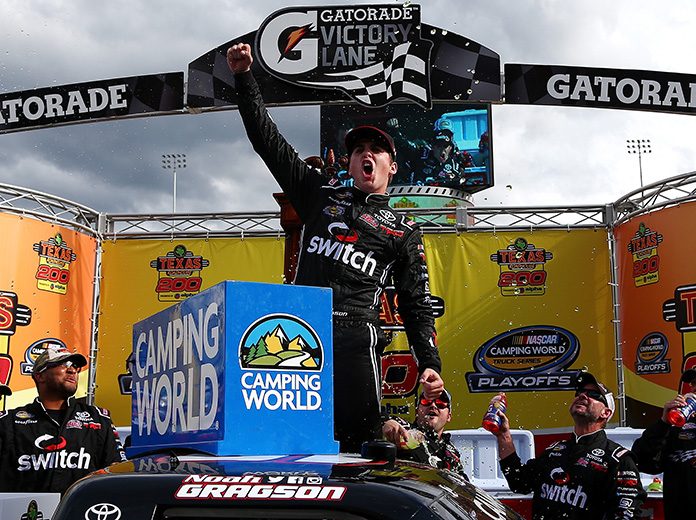 NASCAR Camping World Truck Series Texas Roadhouse 200 Presented by Alpha Energy Solutions Safelite