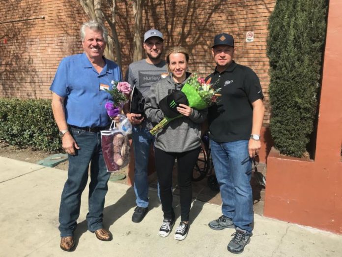 Brittany Force Leaves Hospital Brittany Force