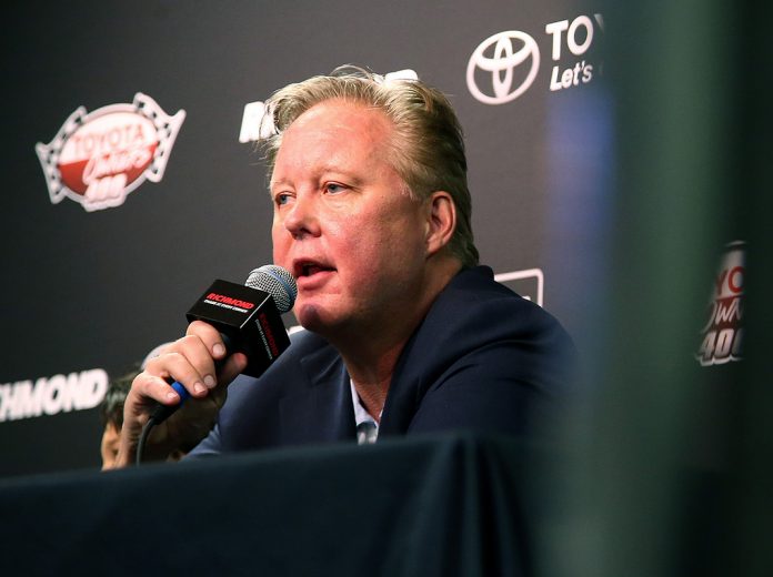 Brian France Brian France has pled guilty to the charge of driving while intoxicated stemming from his arrest in August of 2018. (NASCAR Photo)