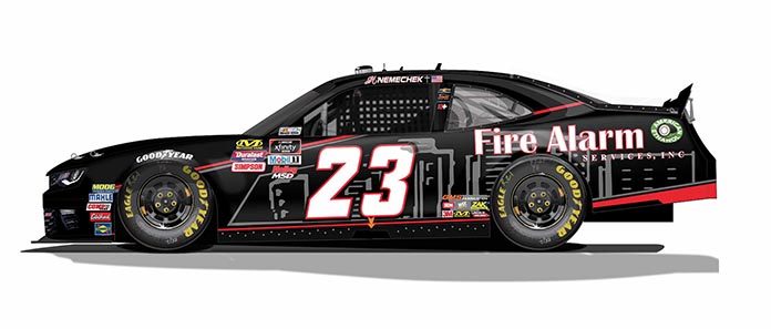 John Hunter Nemechek Fire Alarm 2019
