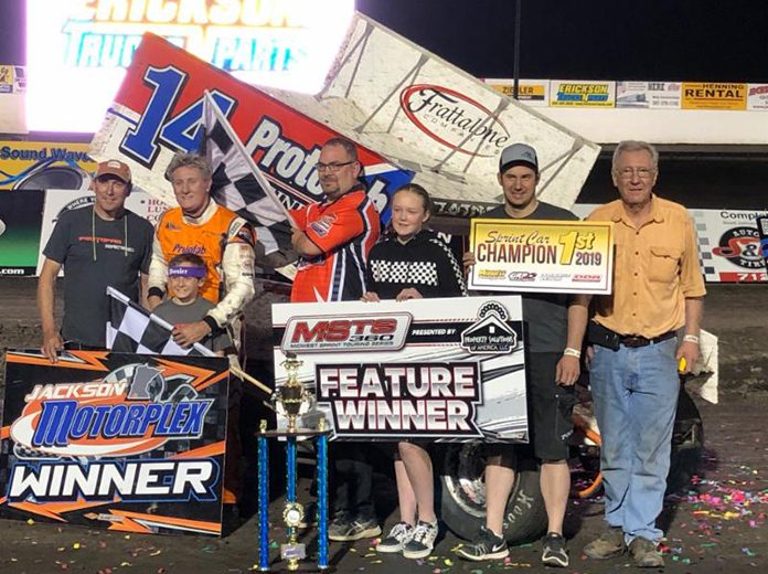 Brooke Tatnell VL Jackson Motorplex Brooke Tatnell in victory lane Friday at the Jackson Motorplex.