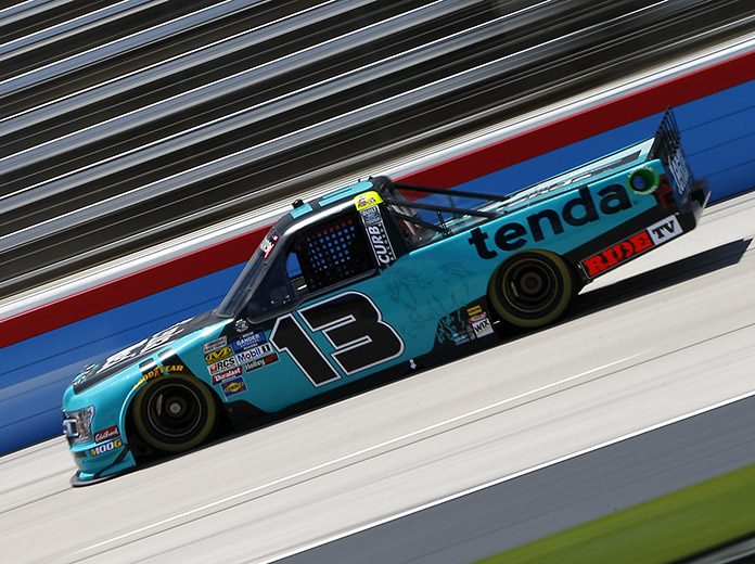 Johnny Sauter 2019 NASCAR has suspended Johnny Sauter for one race following an incident Sunday at Iowa Speedway. (NASCAR Photo)