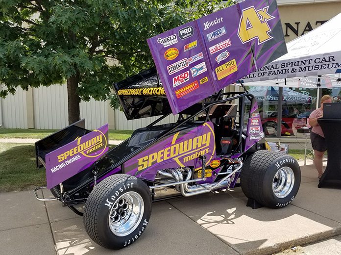 4x raffle car Tickets for the Speedway Motors Racing Engines EMi Raffle Sprint Car will be available this weekend during the Corn Belt Nationals.