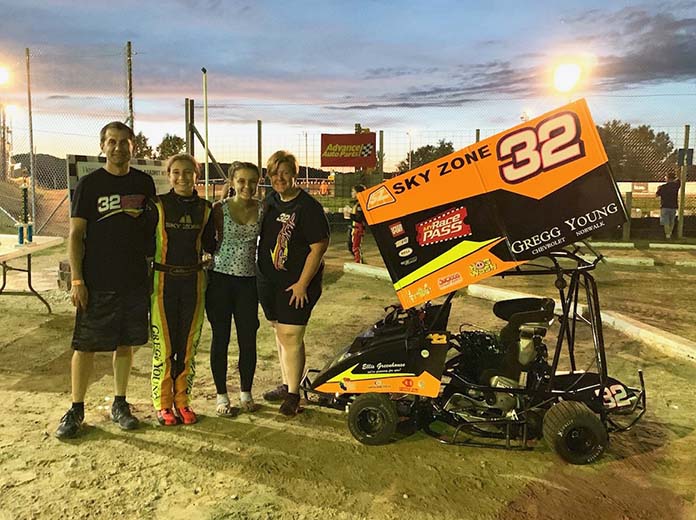 McKenzie Smith traveled to Thunder Hill Speedway for the Thunder Hill Nationals recently (McKenzie Smith Racing Photo)