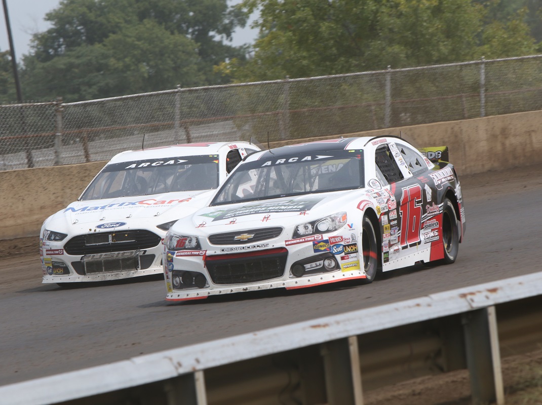 2018 Arca Springfield Kelly Kovski Travis Braden Battle Brendon Bauman Photo Speed Sport Click on the site to see kelly kovski's career results at that track. speed sport