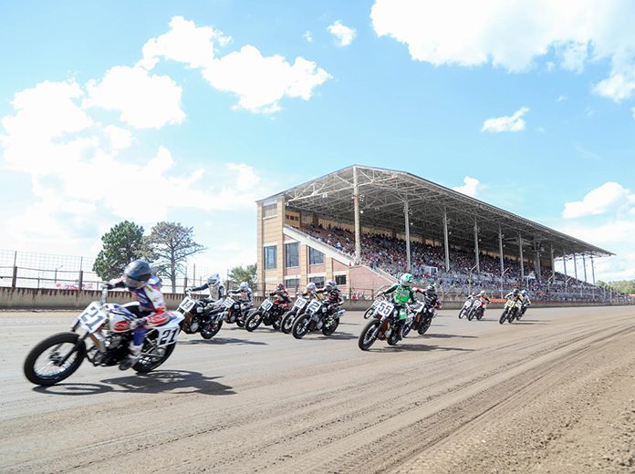 A pivotal visit to the Illinois State Fairgrounds is on deck for American Flat Track. (Scott Hunter/AFT Photo) A pivotal visit to the Illinois State Fairgrounds is on deck for American Flat Track. (Scott Hunter/AFT Photo)