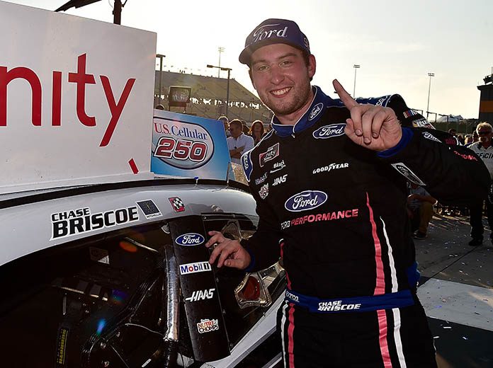Chase Briscoe will continue to drive for Stewart-Haas Racing in the NASCAR Xfinity Series next year. (NASCAR Photo) Chase Briscoe will continue to drive for Stewart-Haas Racing in the NASCAR Xfinity Series next year. (NASCAR Photo)