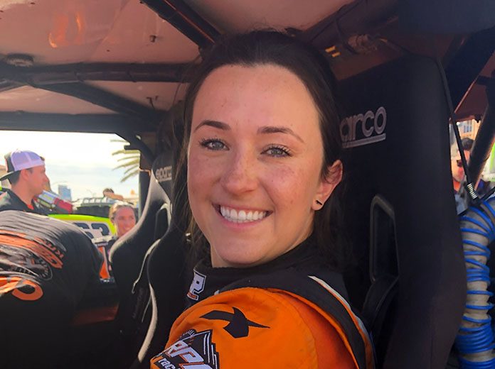 Sara Price will receive sponsorship from VP Racing Fuels beginning this year. Sara Price will receive sponsorship from VP Racing Fuels beginning this year.
