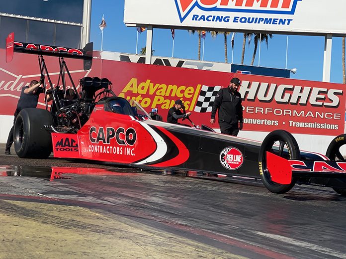 Red Line Oil will continue as a sponsor of Steve Torrence this year. Red Line Oil will continue as a sponsor of Steve Torrence this year.