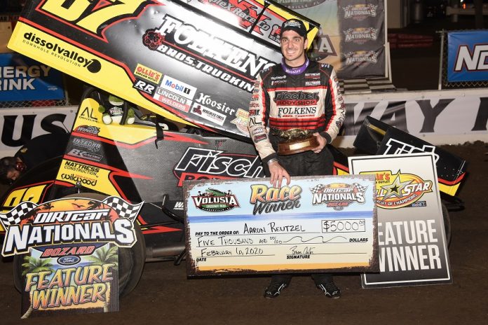 2020-ASCoC-Volusia-R-12-Aaron-Reutzel-VL-Posed-With-Gator-Paul-Arch-Photo Reutzel Remains Atop