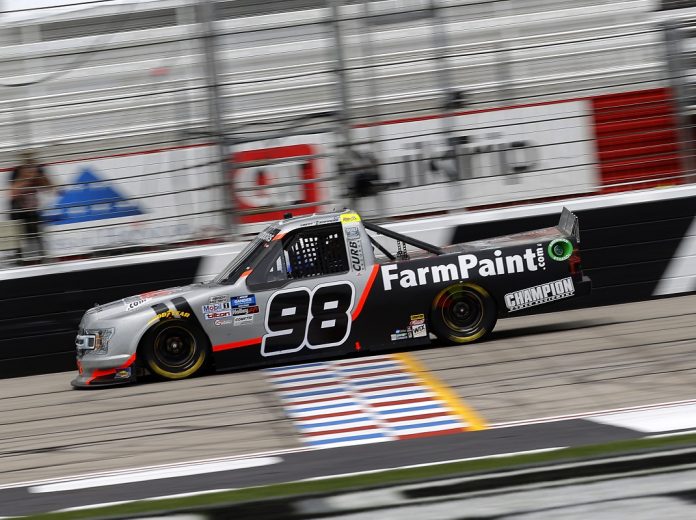 NASCAR Gander Outdoors Truck Series Vet Tix Camping World 200 Enfinger Denies Hill