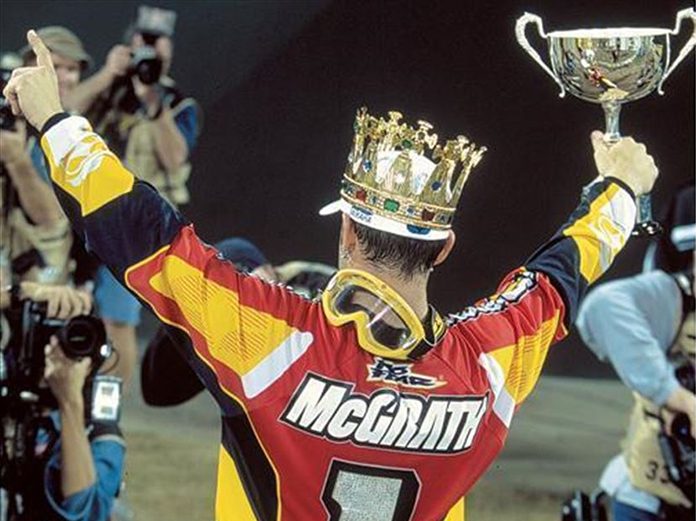 Jeremy McGrath won seven Supercross championships during his lengthy career, earning him the title of Jeremy McGrath won seven Supercross championships during his lengthy career, earning him the title of