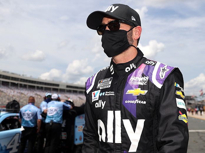 Jimmie Johnson is ready to get back in his No. 48 Chevrolet after testing negative for COVID-19 this week. (Chris Graythen/Getty Images) Jimmie Johnson is ready to get back in his No. 48 Chevrolet after testing negative for COVID-19 this week. (Chris Graythen/Getty Images)