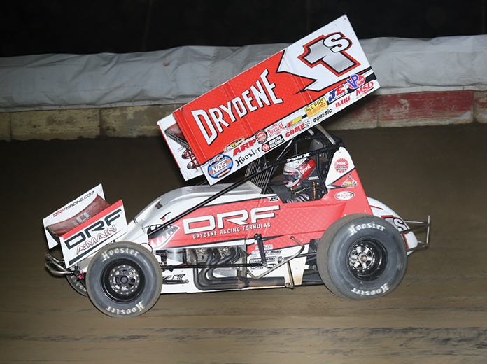 Logan Schuchart Sunday at the Terre Haute Action Track. (Neil Cavanah Photo)