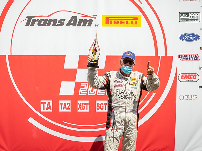 Greg Pickett was the overall winner of Trans-Am Series presented by Pirelli West Coast Championship event at Thunderhill Raceway Park. Greg Pickett was the overall winner of Trans-Am Series presented by Pirelli West Coast Championship event at Thunderhill Raceway Park.