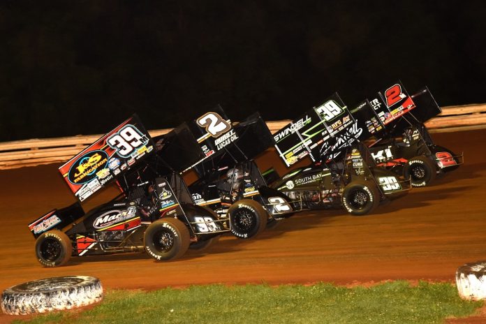 2020-ASCoC-Williams-Grove-1-Four-Wide-Parade-Lap-Paul-Arch-Photo National Open Now Paying