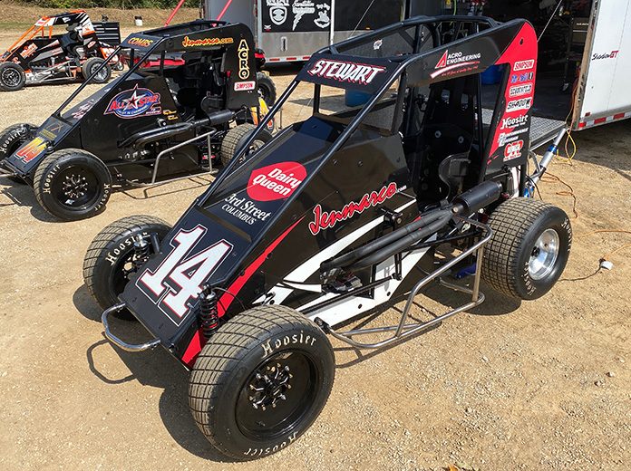 Tony Stewart's three-quarter midget awaits him Friday afternoon at Thunder Valley Raceway in Salem, Ind. (Lenny Batycki/PRN's At The Track Photo) Tony Stewart's three-quarter midget awaits him Friday afternoon at Thunder Valley Raceway in Salem, Ind. (Lenny Batycki/PRN's At The Track Photo)