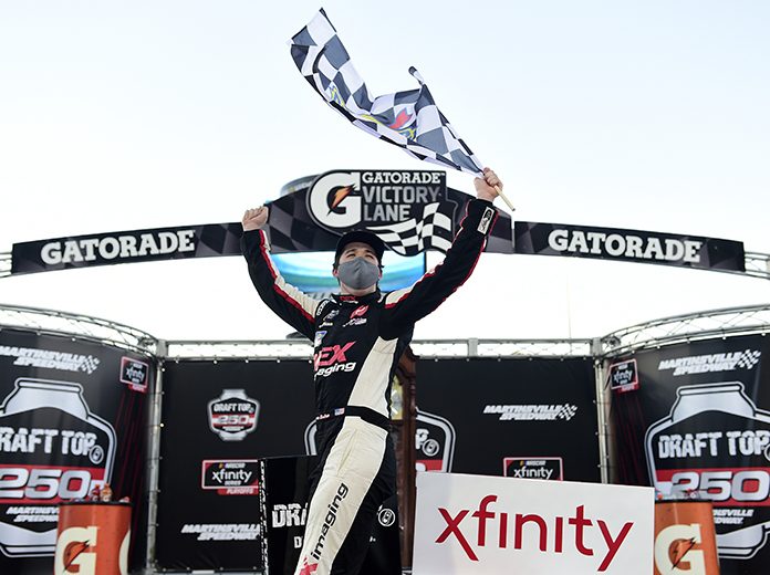 Harrison Burton has signed a contract extension to remain with Joe Gibbs Racing in 2021. (NASCAR Photo) Harrison Burton has signed a contract extension to remain with Joe Gibbs Racing in 2021. (NASCAR Photo)