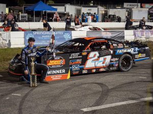 Kody Swanson captured the pro late model championship during the World Series of Asphalt Stock Car Racing. (Jason Reasin Photo)