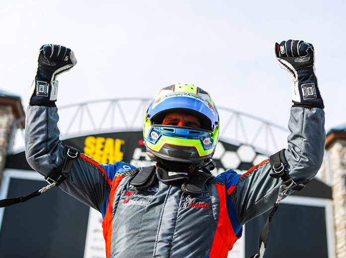 Selin Rollan triumphed in Thursday's Idemitsu Mazda MX-5 Cup event at Sebring Int'l Raceway. Selin Rollan triumphed in Thursday's Idemitsu Mazda MX-5 Cup event at Sebring Int'l Raceway.