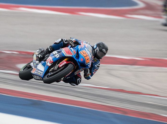 Bobby Fong topped the final day of the annual MotoAmerica preseason test at Circuit of the Americas. (Brian J. Nelson Photo) Bobby Fong topped the final day of the annual MotoAmerica preseason test at Circuit of the Americas. (Brian J. Nelson Photo)