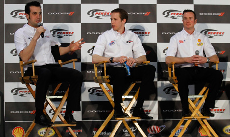 Penske Trio During The Media Tour