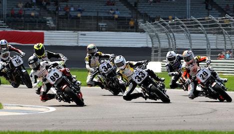 AMA XR1200 Race First Lap 3 Wide