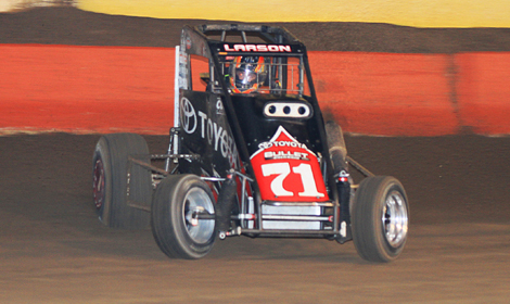 Kyle Larson Turkey Night GP