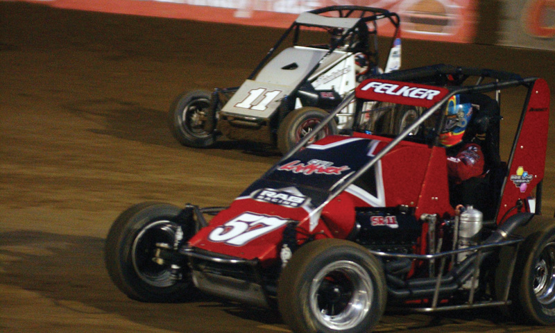 Andrew Felker Badger Midgets Angell Park Speedway