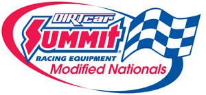 DIRTcar Summit Racing Equipment Modified Nationals Logo